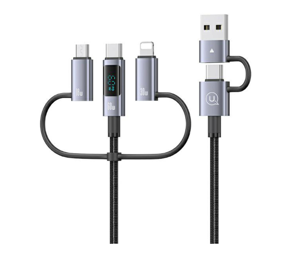 USAMS Kabel 6w1 Fast charging 60W 2m Aluminuim - 1569121 - zdjęcie